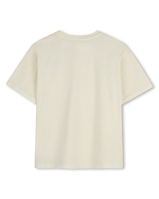 Yellow Pocket Embroidered Logo Tee