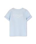 Pale Blue Baby Logo Back Tee