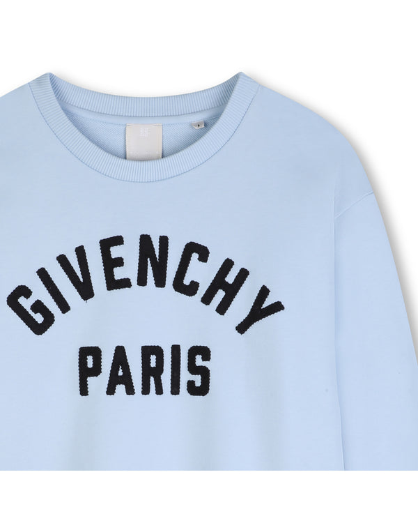 Pale Blue Logo Crewneck