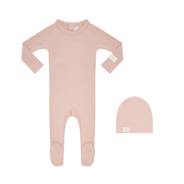 Pink Footie Set