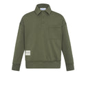 Green Classic Long Sleeve Polo