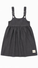 Black Denim Jumper Dress