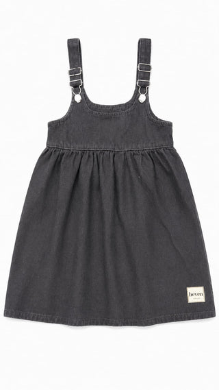Black Denim Jumper Dress