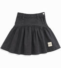 Black Denim Skirt