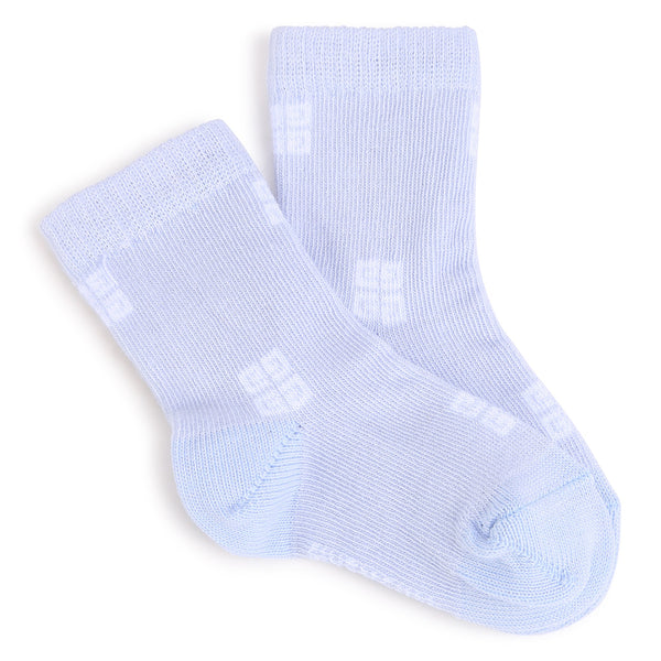 Baby Blue and White Sock Set