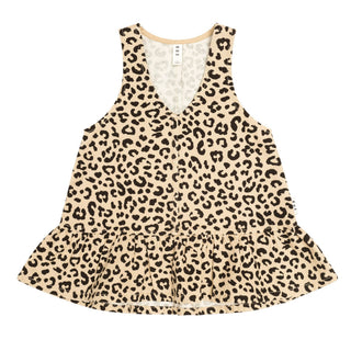 Leopard Frill Dress