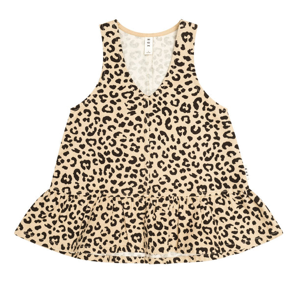 Leopard Frill Dress
