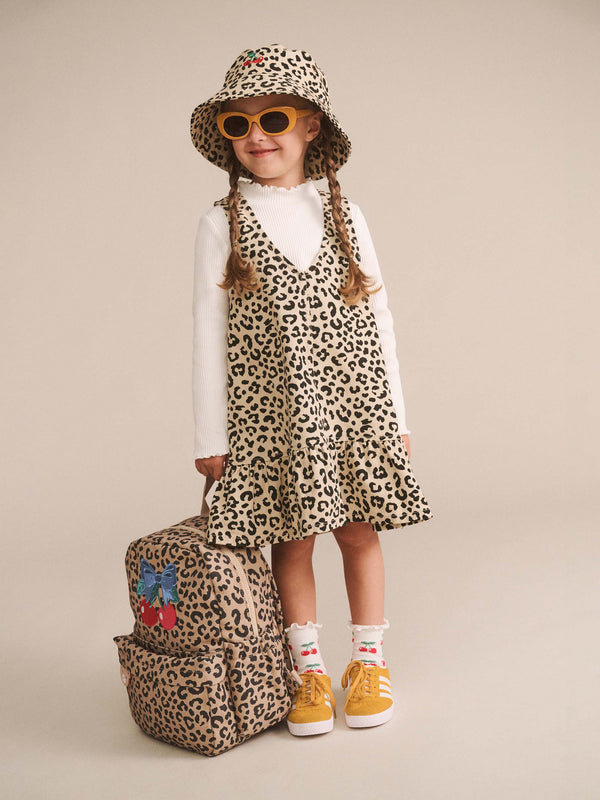 Leopard Frill Dress