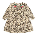Leopard Cherry Collar Dress