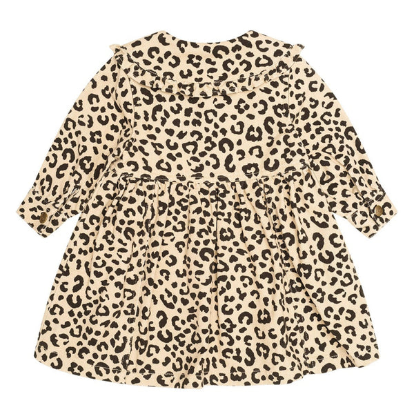 Leopard Cherry Collar Dress