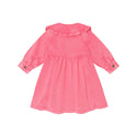 Pink Vintage Cherry Collar Dress