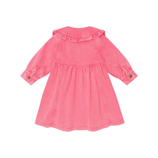 Pink Vintage Cherry Collar Dress
