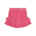 Berry Cord Tiered Skirt