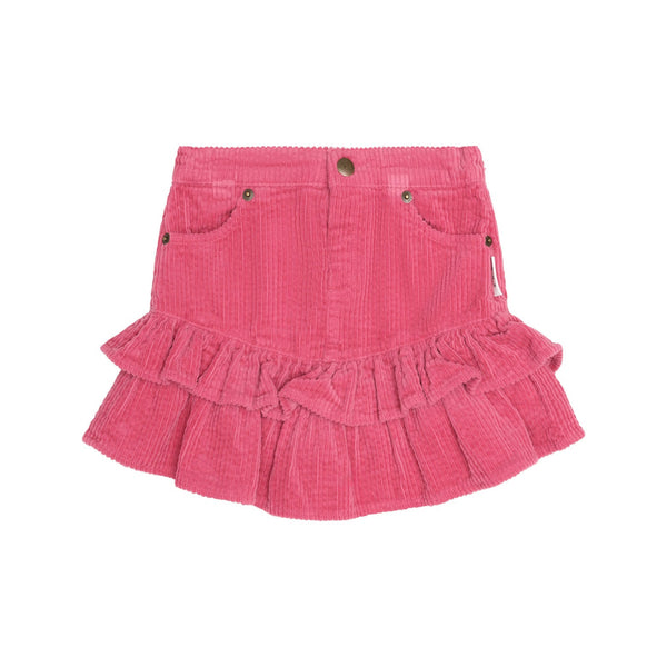 Berry Cord Tiered Skirt