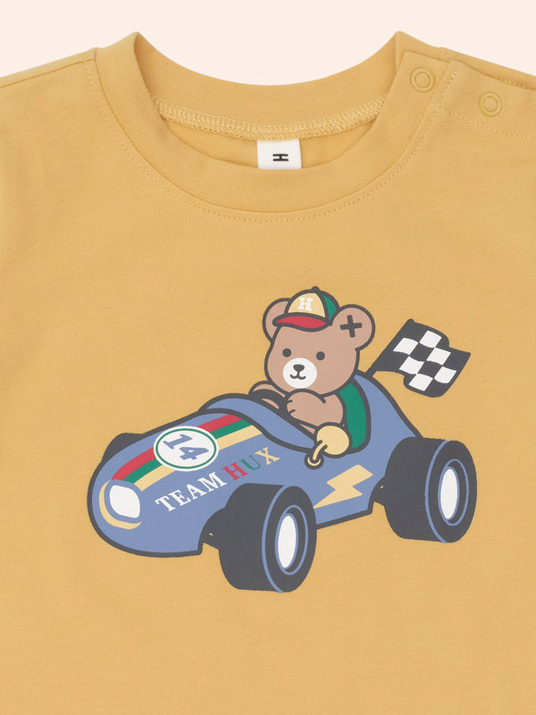 Yellow Vroom Vroom Hux Tee