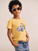 Yellow Vroom Vroom Hux Tee