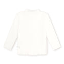 White Ribbed Skivvy Mockneck
