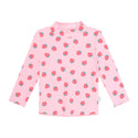 Pink Strawberry Ribbed Skivvy Mockneck