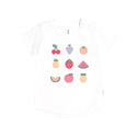 White Fruit Salad Tee