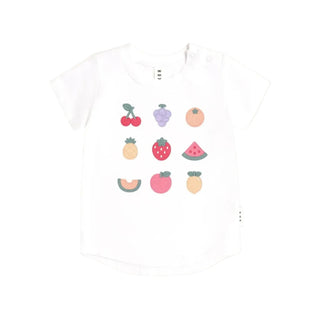White Fruit Salad Tee