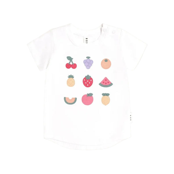 White Fruit Salad Tee