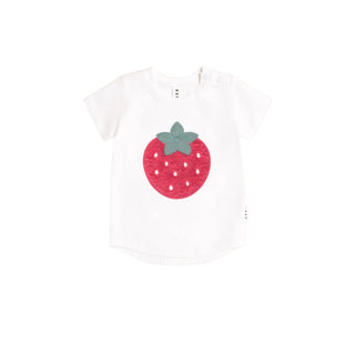 White Very Strawberry Tee