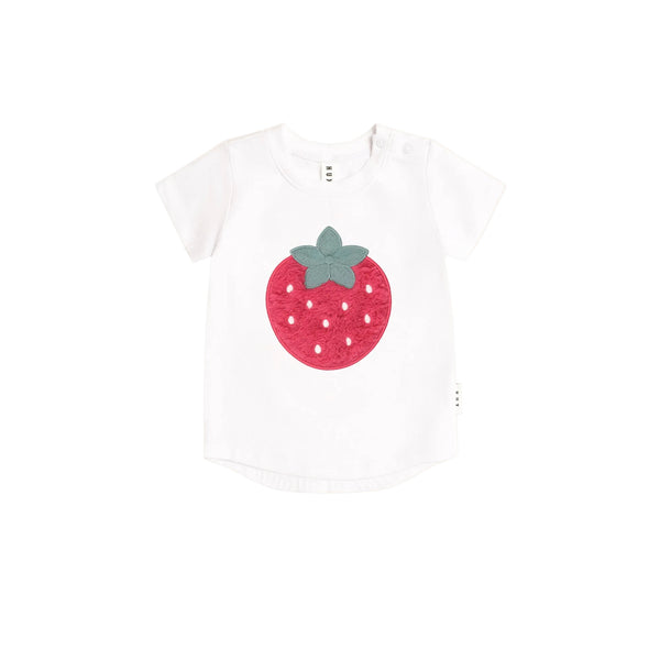 White Very Strawberry Tee