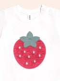 White Very Strawberry Tee
