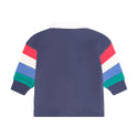 Navy Nautical Hux Spliced Fleece Polo