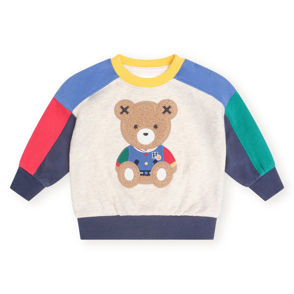Multicolor Block Sitting Hux Crewneck