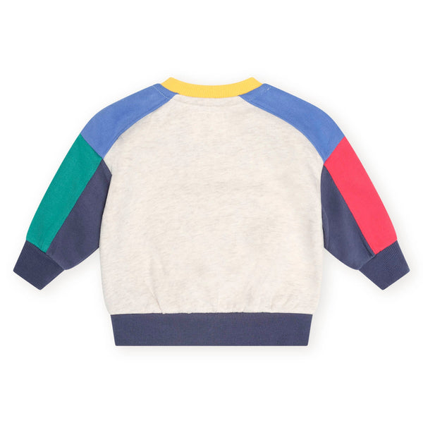Multicolor Block Sitting Hux Crewneck
