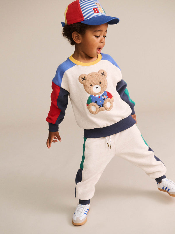 Multicolor Block Sitting Hux Crewneck