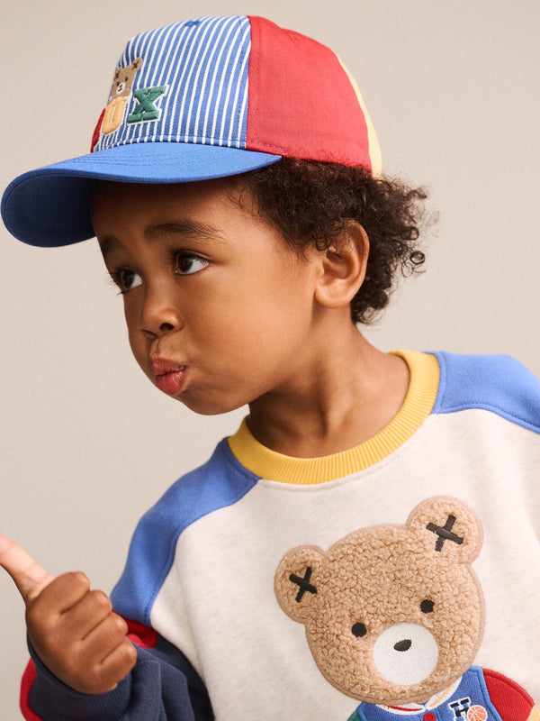 Multicolor Block Sitting Hux Crewneck