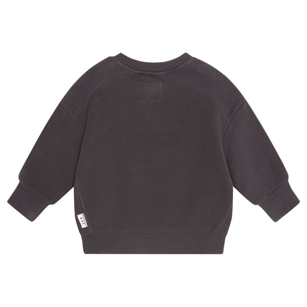 Black Skater Hux Crewneck
