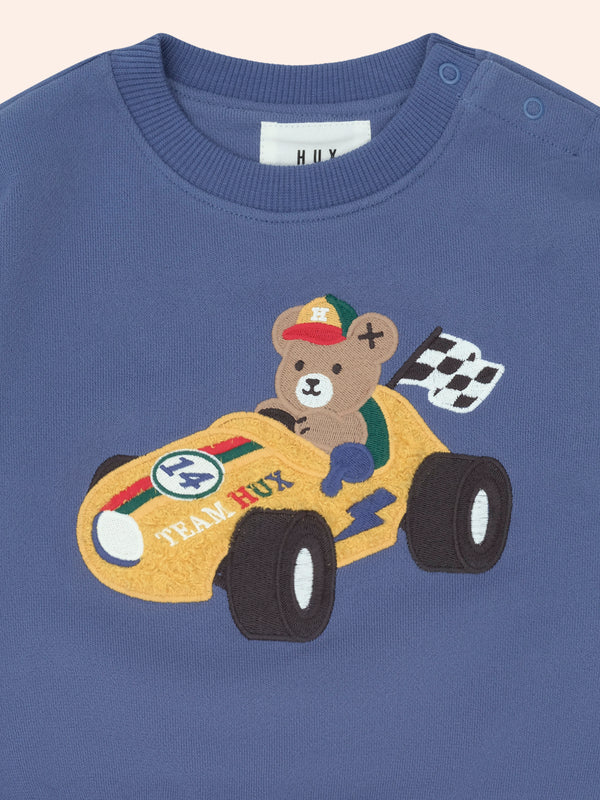 Blue Vroom Vroom Hux Crewneck