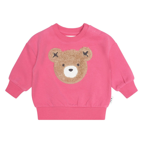 Berry Furry Huxbear Crewneck