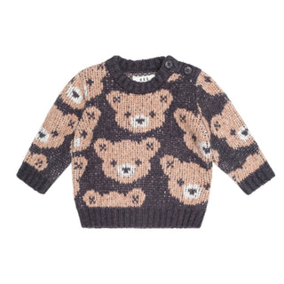 Black Hux Sponge Sweater