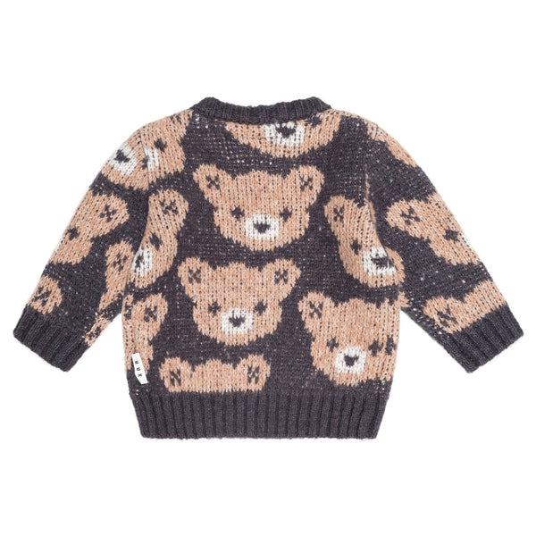 Black Hux Sponge Sweater