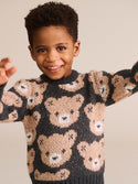 Black Hux Sponge Sweater
