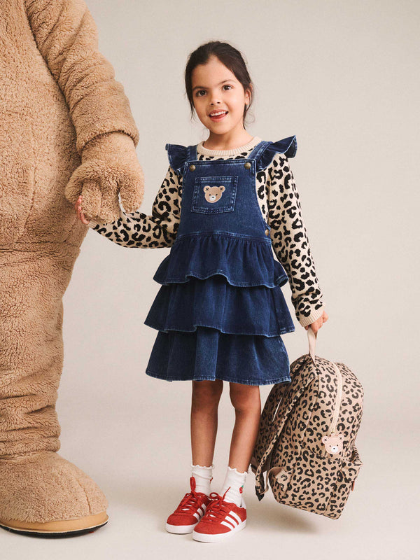 Leopard Print Knit Sweater