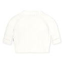 White Peekaboo Hux Cardigan