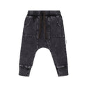 Black Denim Knit 5 Pocket Pant