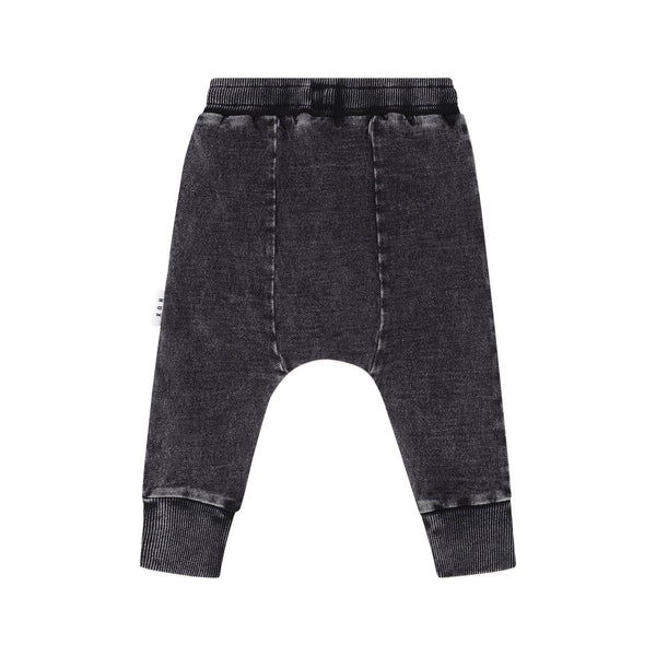 Black Denim Knit 5 Pocket Pant