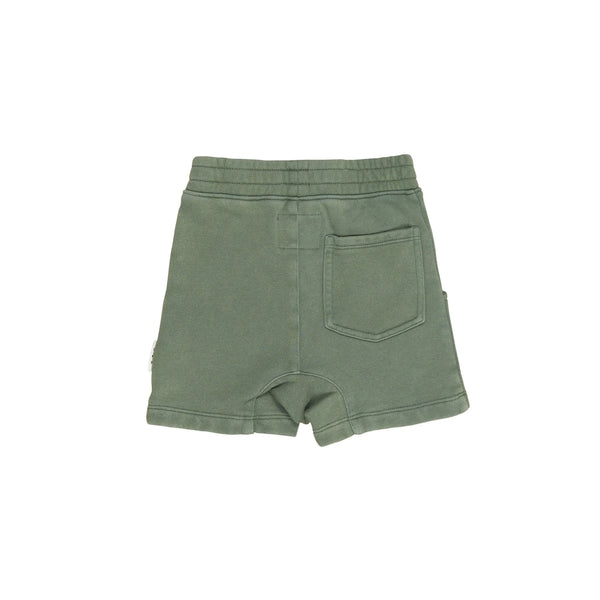Vintage Green Baby Slouch Short