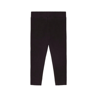 Black Ribbed Legging