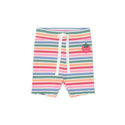 Multicolor Tutti Frutti Striped Short