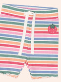Multicolor Tutti Frutti Striped Short