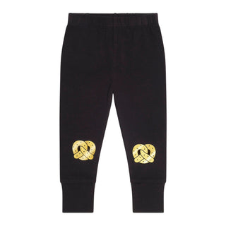 Black Foil Pretzel Legging