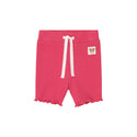 Dark Pink Ribbed Short