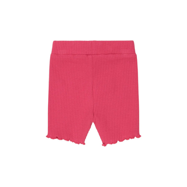 Dark Pink Ribbed Short